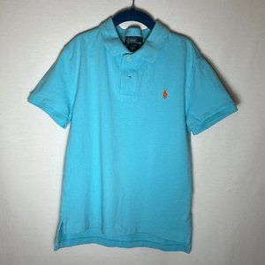 Ralph Lauren Boys Sky Blue Polo. Size M(10-12)